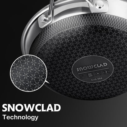 10-Piece Hybrid Nonstick Stainless Cookware Set